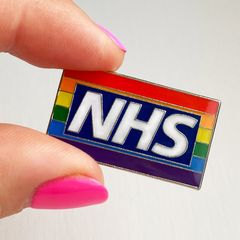 NHS Rainbow badge