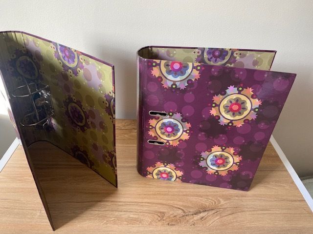 Lever Arch Files x 4 - New - Blue & Purple