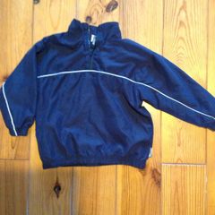 Age 4 Adams Navy Zip Top