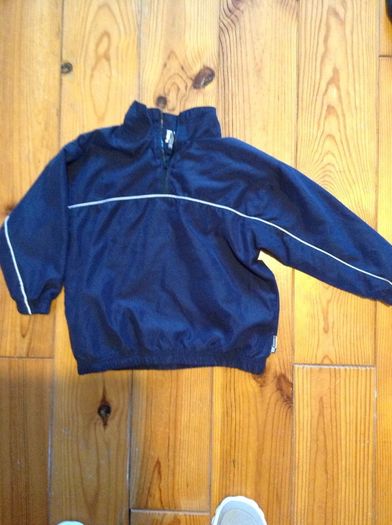 Age 4 Adams Navy Zip Top