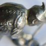 Edwardian Sterling Silver Charm Puffed Bank Robber with his swag bag - Edwardian Sterling charms pendant 925 Image 5