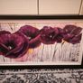 Framed floral wall art purple poppy by Isabelle Zacher Finet Image 2