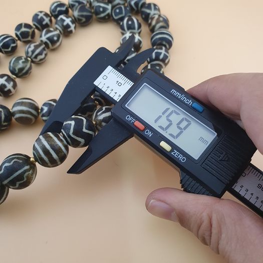 Rare Authentic Antique Burmese Pumtek Pyu Beads Necklace