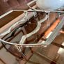 Set of 2 Vintage Corning Ware Pyrosil Chrome Oven to Table Serving Cradles Image 5