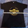 Black - Tower Records Dublin - No Music No Life - T Shirt. Large: 54cm, Length: 67cm. Great Condition. Image 3
