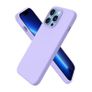 Liquid Silicone Shockproof Case For iPhone 13 Pro Luxury Soft Phone Cover Purple New - FHT4IP13PLK Image 3