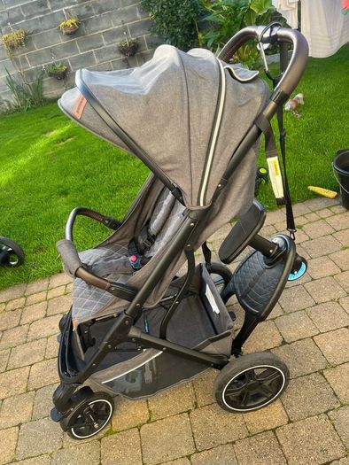 Stroller with buggy bored
