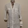 Zara White Linen Top, New With Tags Image 6