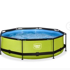 Exit Steel Framed 10ft above ground pool with filter - Brand New