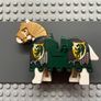 lego castle 2490pb10 Horse Barding, Ruffled Edge with Kingdoms Dragon Shield and Armor Pattern Image 2