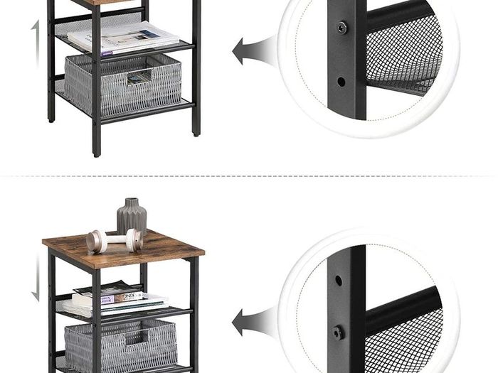 2 x New Side Tables Living Room Bedroom - FREE P&P