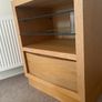 Solid Oak side table - stand Image 3