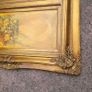 Antique giltwood overmantle with handpainted panels Image 4