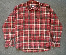 Vintage Patagonia Fjord Flannel Men's Medium Long Sleeve Button-Up Shirt - Red
