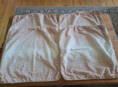 4 Cushion covers pink brown