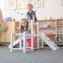 Adventure Climbing tower Wooden Playground with Slide Image 7