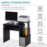 Computer Desk with Sliding Keyboard Tray Storage Drawer Shelf Workstation (FREE SHIPPING) Image 5
