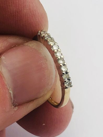 9ct Yellow Gold Diamond Eternity Ring