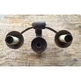 Wrought Iron Wall Lights Set of 3 KAS1386 Image 4