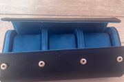 Watch case 3 slot watch roll