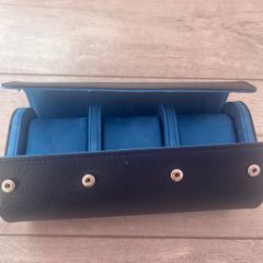 Watch case 3 slot watch roll