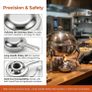 Gourmet de Paris Mini Pan Party Grill Set  New In Box Image 5