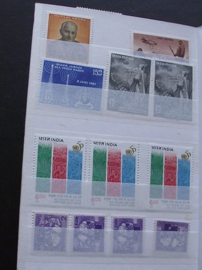A small collection of Mint and Unused Stamps from India