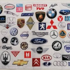 Car Badges/Car Logos flag 3ft x 2ft.
