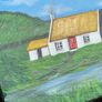 Handpainted Kerry Cottage On Slate Image 2