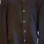 Size 42 Black Collarless Jacket Image 2
