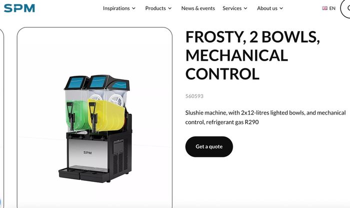 Professional Slushie Machine 2x12L