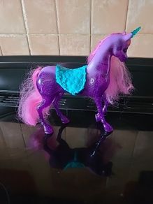Mattel Barbie Dreamtopia Purple Glitter Unicorn Toy