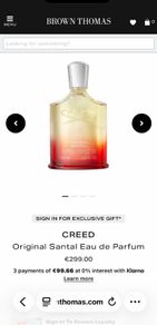 CREED Original Santal 100ml niche parfum