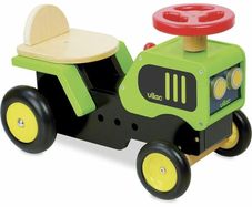 NEW Kids Wooden Ride on Tractor by VILAC