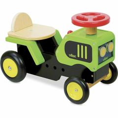 NEW Kids Wooden Ride on Tractor by VILAC