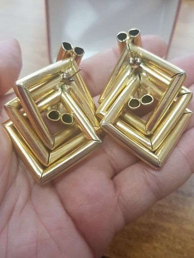 Heavy vintage earrings