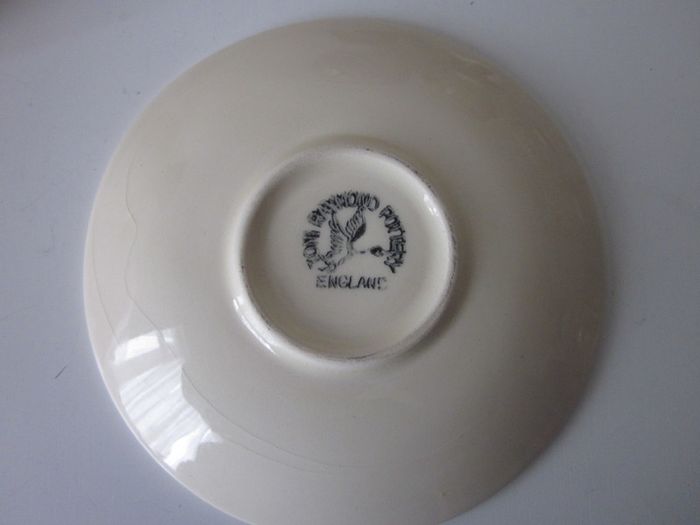 Vintage Toni Raymond High Glaze Pottery Prawn Cocktail Goblet Set 1970's