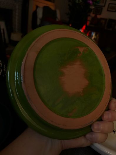 Ceramic plant pot plates x 3