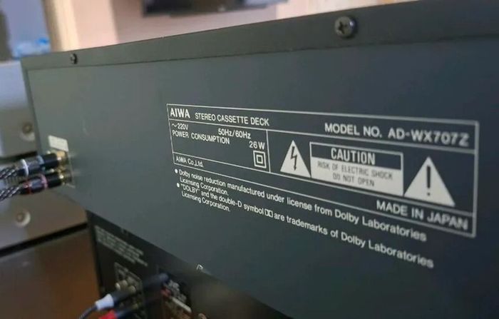 Aiwa AD-WX707 Stereo Double Drive Deck