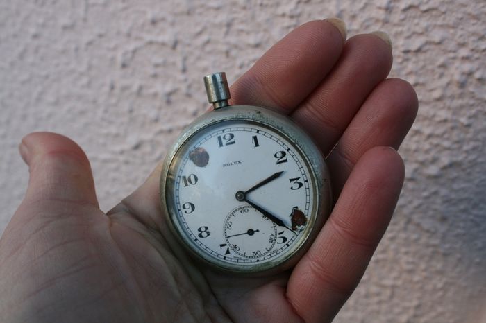 Rolex Military Issue Pocket Watch for Parts or Repair