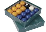 Aramith Premier Blue Yellow English Pool Balls