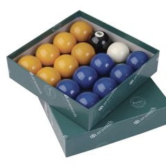 Aramith Premier Blue Yellow English Pool Balls