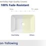 White Rectangular Countertop Sink 40.5x30.5x13cm Countertop Basin, Smooth Glazed Surface, Cloakroom & Toilet Use, Easy Clean, Modern Bathroom Design Image 6