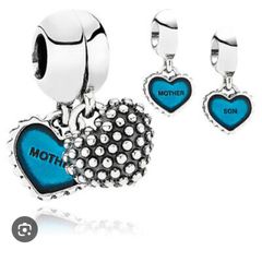 pandora mother and son drop charm