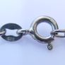Heavy Sterling Silver Figaro style Link Chain, in sterling, stamped 925,  Figaro style chain length 18" / 7,17g Image 4