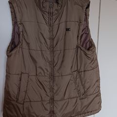 Vintage Khaki Quilted Gilet