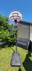 Basket Ball Hoop, Hoop height is about 2 meters fully extended.