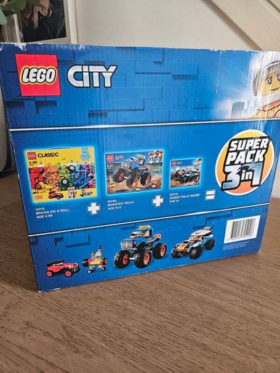 lego city 3 in 1 pack, 10715, 60180, 60218