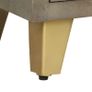 TV Cabinet Solid Mango Wood Grey with Brass 110x30x48 cm Image 9