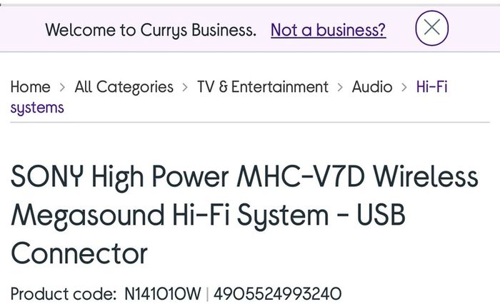 SONY Megasound Hi Fi system Bluetooth n USB